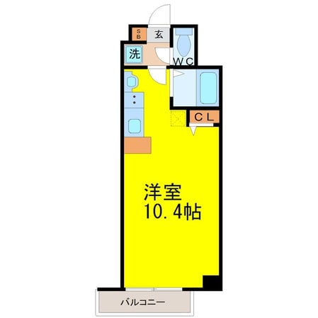 庄内通駅 徒歩4分 4階の物件間取画像